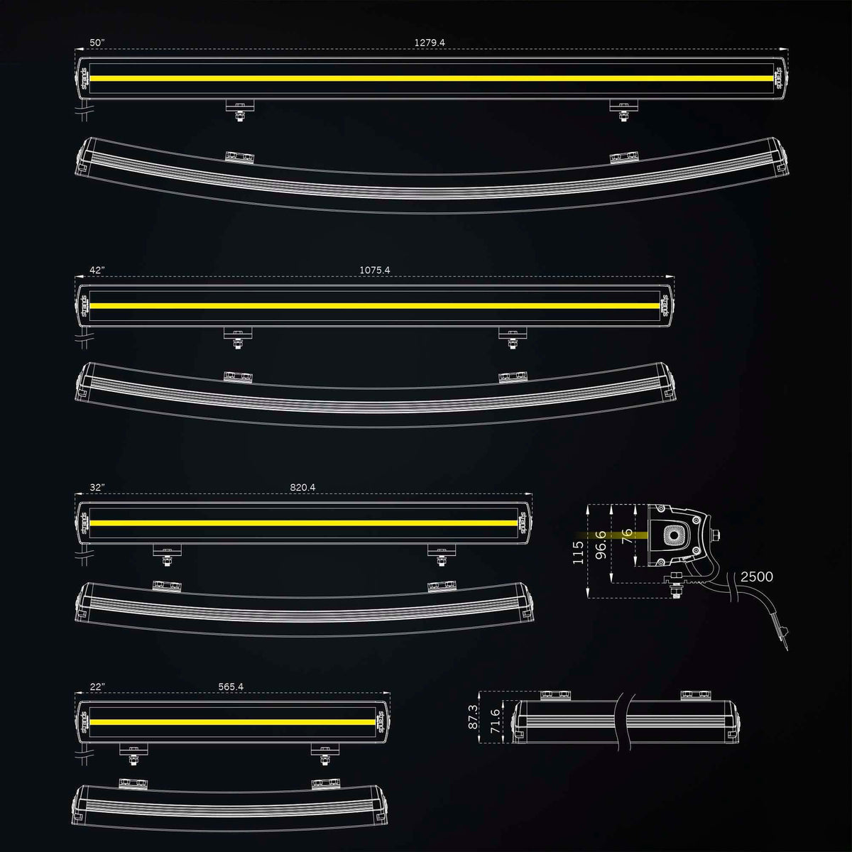 Strands SIBERIA XP DRC LED BAR 22″